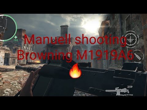 Manuell-Shooting challenge🔥 Browning M1919A6 +24 World War Heroes