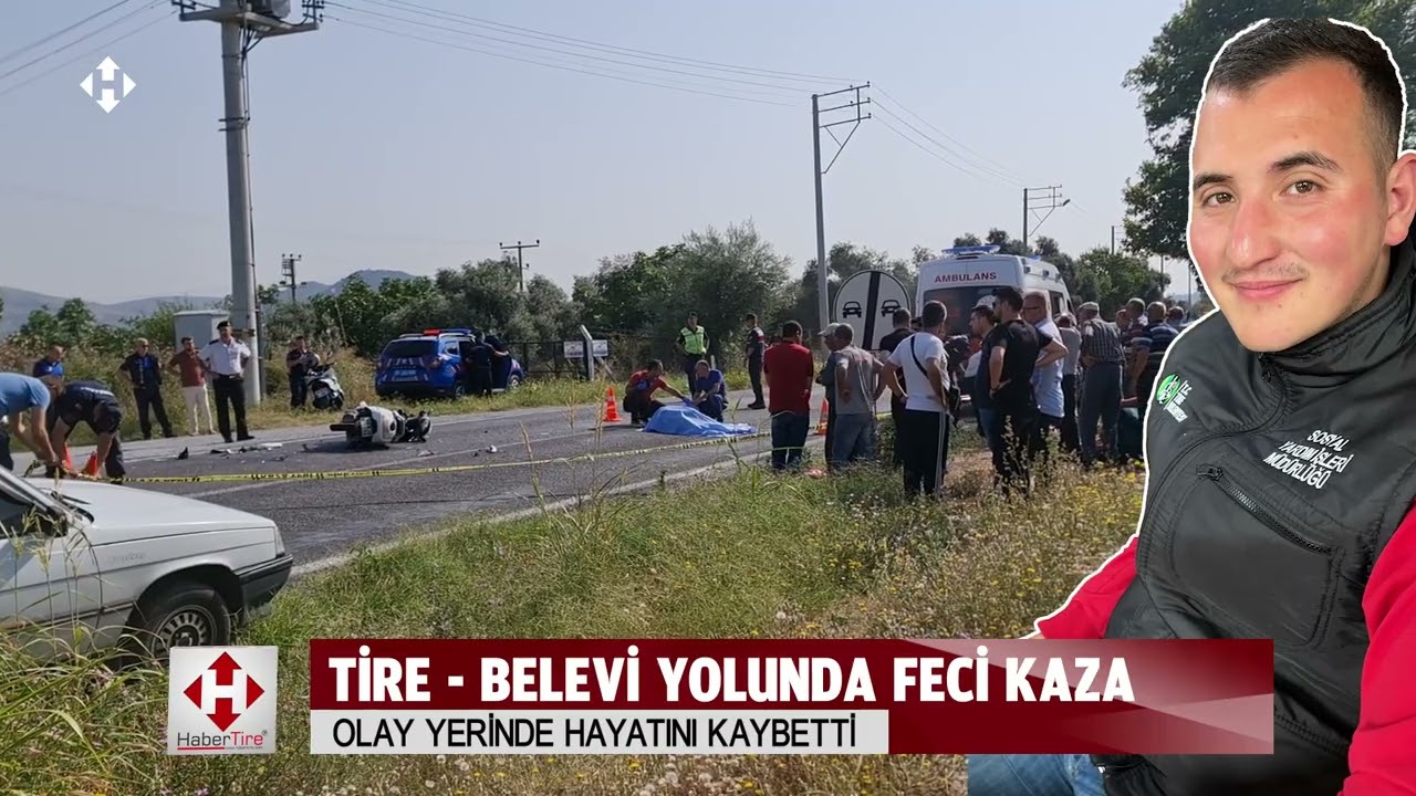 Tire’de trafik kazası: olay yerinde hayatını kaybetti