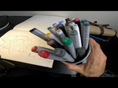 Resk12 Graffiti Sketchbook Tour + last Sketch