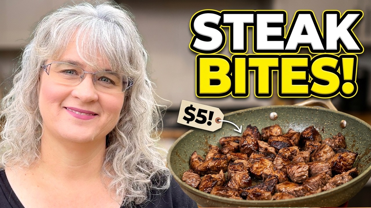 Steak Bites For Under $5 - Budget Dinner That Tastes Expensive