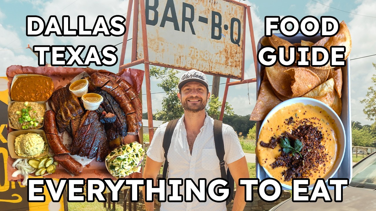 9 MUST EAT Dallas Texas Restaurants (food guide) | Jeremy Jacobowitz