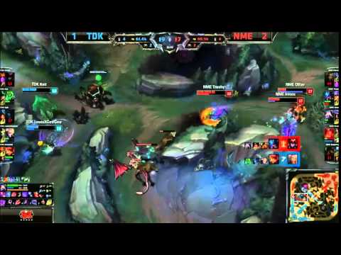 TDK Seraph Shyvana VS NME Innox Kassadin Game 4 Highlights {EPIC}   2015 NA CS Spring Final   YouTub