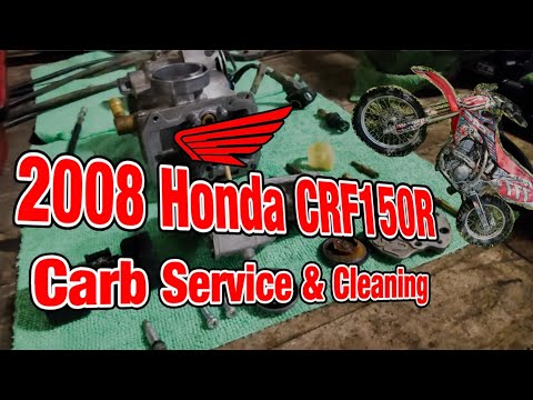 Honda CRF 150R Carb Cleaning (07- 08) PART 2 [carb service]