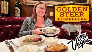 Trying the Oldest Steakhouse in Las Vegas | Golden Steer Review