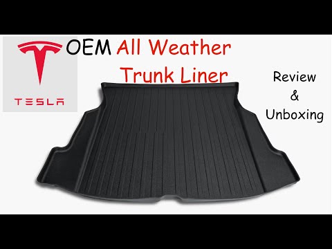 Tesla's All Weather Trunk Liner Unboxing and Review