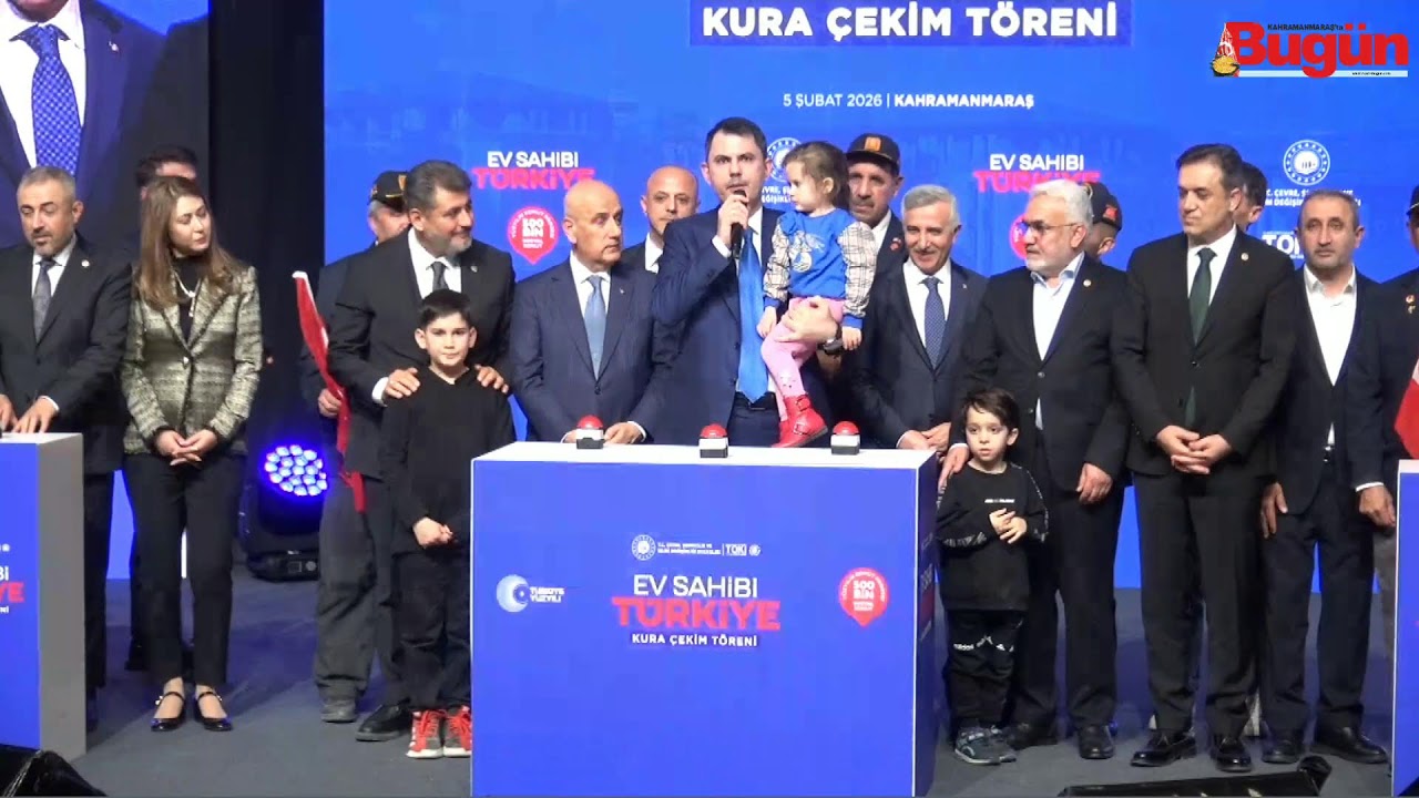 Kahramanmaraş’ta 8.195 Sosyal Konutun Kurası Çekildi