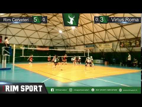Pallavolo serie D femminile RIM Sport Cerveteri - Virtus Roma