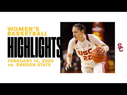 Women's Basketball: USC 72, Oregon St. 66 - Highlights 02/14/20
