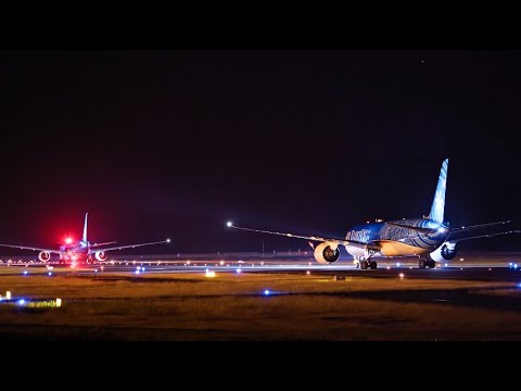 Air Tahiti Nui (Boeing 787). Landing and takeoff from Tahiti (NTAA). 10/30/2021