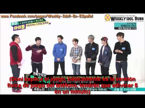 [Sub Español] 140205 Weekly Idol - History [2/2]