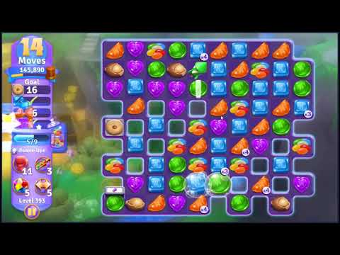 Wonka's World of Candy Level 393 - NO BOOSTERS + FULL STORY 🍫 | SKILLGAMING ✔️