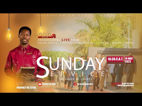 SICM SUNDAY LIVE WITH PROPHET VC ZITHA - 14TH MAY  2023