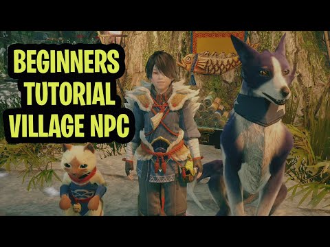 [Monster Hunter Rise] Beginners Village Tutorial, NPCs