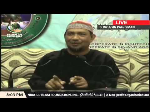 Bunga sin Pag Iyman (Part 12) lecture by Sheikh Abdelnasser Abdurahman (Tausug)
