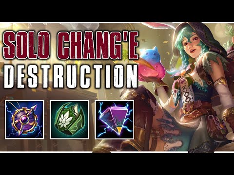 Solo Chang'e Is So Strong | SMITE CHANG'E SOLO GAMEPLAY
