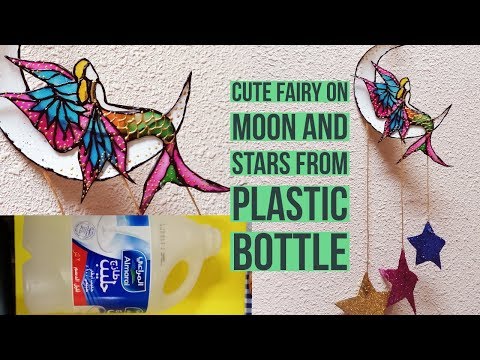 Cute Fairy on the Moon and Stars Tutorial |A Creative Trip to the Moon|DIY Room Decor#roomdecor