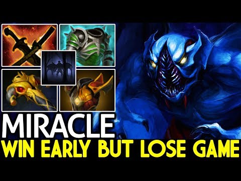 Miracle- [Night Stalker] Win Early But Lose Game Epic Ganking 7.21 Dota 2