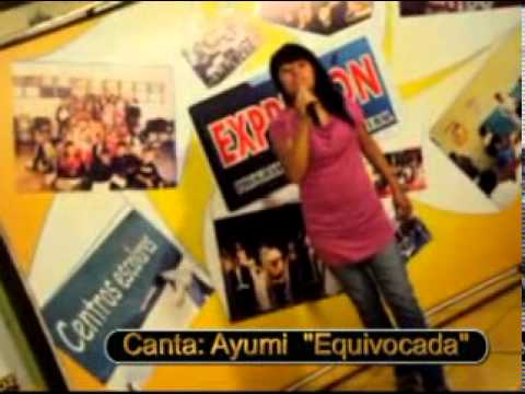 EXPRESION TVT CANAL 39 - AREQUIPA - CANTA  AYUMI - EQUIVOCADA