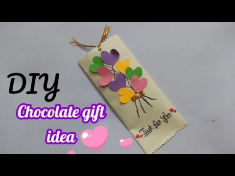 DIY chocolate gift idea🎁/Birthday/Anniversary gift idea/Craft with Shambhavi