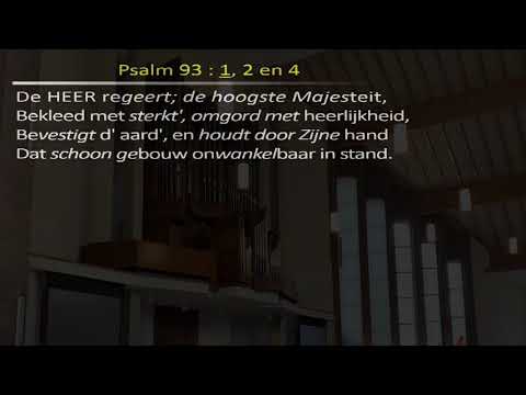 Psalm 93 vers 1, 2 en 4 | Samenzang | Bram de Graaf