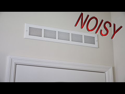Fix Noisy Above Door Air Vent - DIY Sound Maze Build