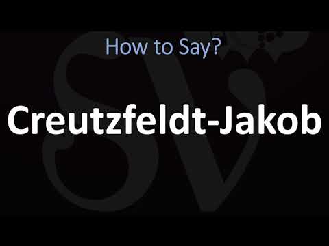 How to Pronounce Creutzfeldt-Jakob Disease? (CORRECTLY)