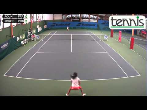 AOUNI (FRA) vs JORGE ( POR) - Open Super 12 Auray Tennis