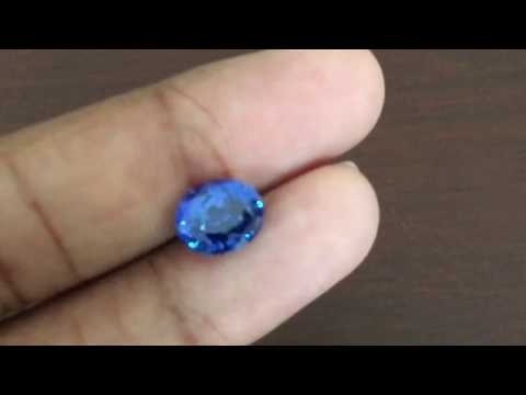 Blue Sapphire Carat Sizes Comparison 3.72 Ct to 1 Ct
