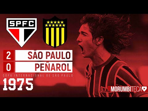 São Paulo 2x0 Peñarol - 1975 - COPA INTERNACIONAL DE SÃO PAULO. Vitória no Morumbi. #muricy #spfc