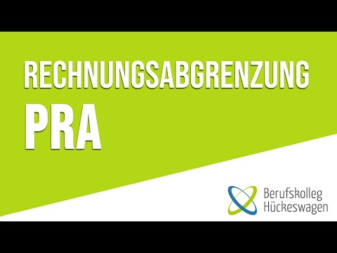 Passive Rechnungsabgrenzung (PRA, PRAP) buchen | Buchungssätze am Beispiel einfach erklärt
