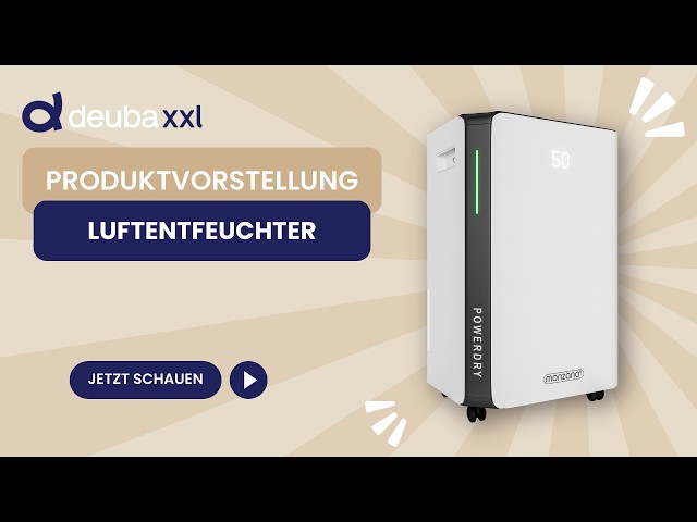 Video teaser for MONZANA® Luftentfeuchter 49,5x30,5x23cm 20L