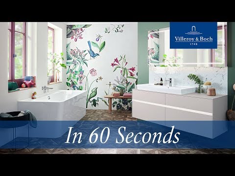 Villeroy & Boch Collaro back-to-wall bad 180x80cm wit - hoek links - afvoer/overloop chroom