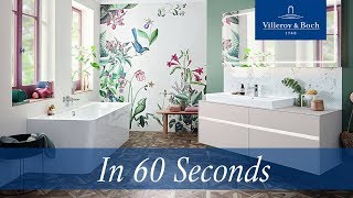 Villeroy & Boch Collaro back-to-wall bad 180x80cm wit - hoek links - afvoer/overloop chroom