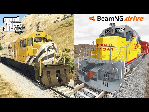 BEAMNG DRIVE TRAIN VS GTA 5 TRAIN - WHICH IS THE BEST?