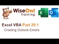 Excel VBA Introduction Part 29.1 - Creating Outlook Emails