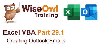 Excel VBA Introduction Part 29.1 - Creating Outlook Emails