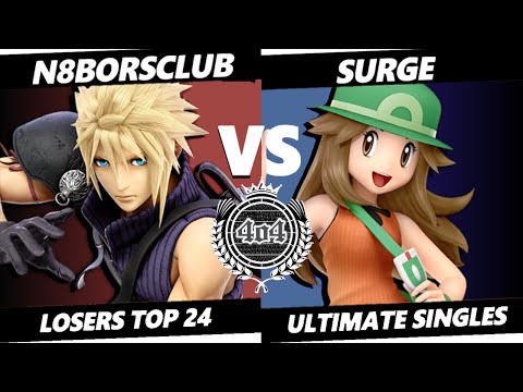 4o4 Smash Night 47 - N8borsclub (Cloud) vs Surge (Mythra, Pyra, Pokemon Trainer) - Losers Round 5