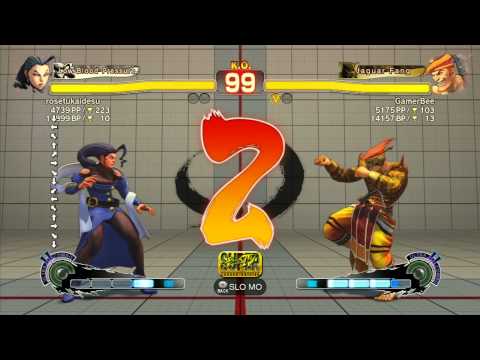 rosetukaidesu (Rose) vs GamerBee (Adon) - SSF4 Arcade Edition Xbox Live Ranked Match