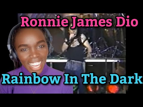 African Girl First Time Hearing Ronnie James Dio "Rainbow In The Dark" (Rock Palace) | REACTION