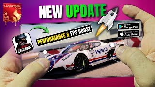 GRAPHICS & FPS INCREASED • GRID Legends Mobile // New Update Released 🔥🤯
