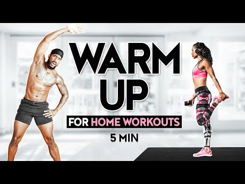 5 Min Warm Up Routine For At Home Workouts! (NO JUMPING)