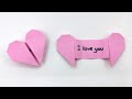 How To Make Origami Heart Note Paper Making Valentine S Day Notes From Paper