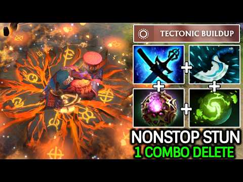 Earthshaker Godlike – 100% Magic Build Nonstop Stun Dota 2
