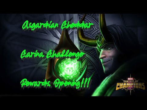 Asgardian Cheddar 3* Loki Carina Challenge Rewards Opening! Marvel Contest of Champions!