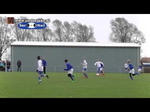 Voetbal Serooskerke E1 - Nieuwland E1   5 december 2015