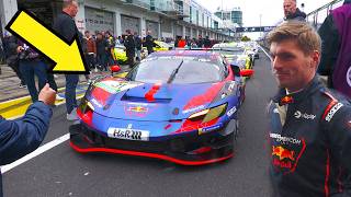 MAX VERSTAPPEN FERRARI GT3 DEBUT at the NÜRBURGRING! LAP RECORD ALREADY SET BY VERSTAPPEN?! 7:45
