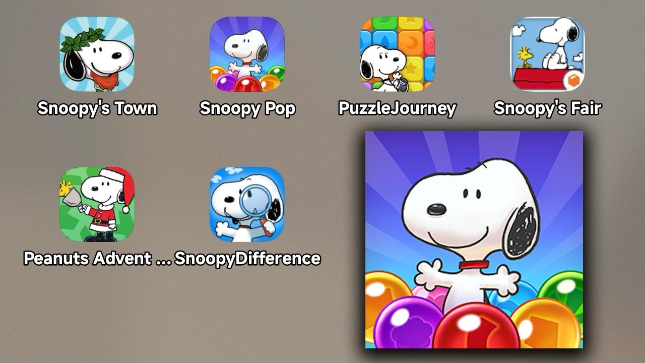Bubble Shooter - Snoopy POP - Latest New Update Apk - Android Gameplay Review
