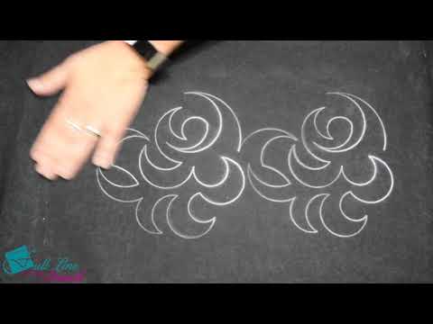 Overall Swirl Full Line Stencil Demo