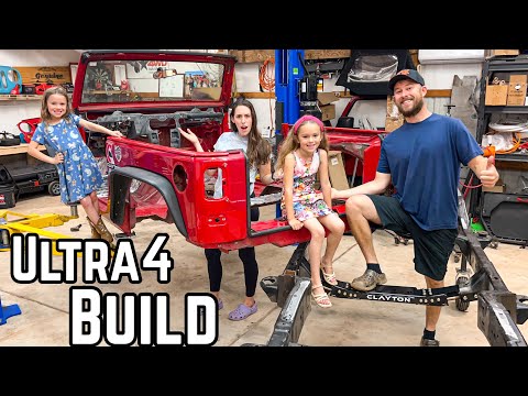 Ultra4 Jeep Wrangler Build Episode 3 - Long Arm Crossmember & Tub Cutting!!