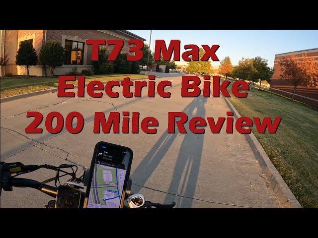 200 Mile Review of the Tamobyke T73 Max Electric Bike